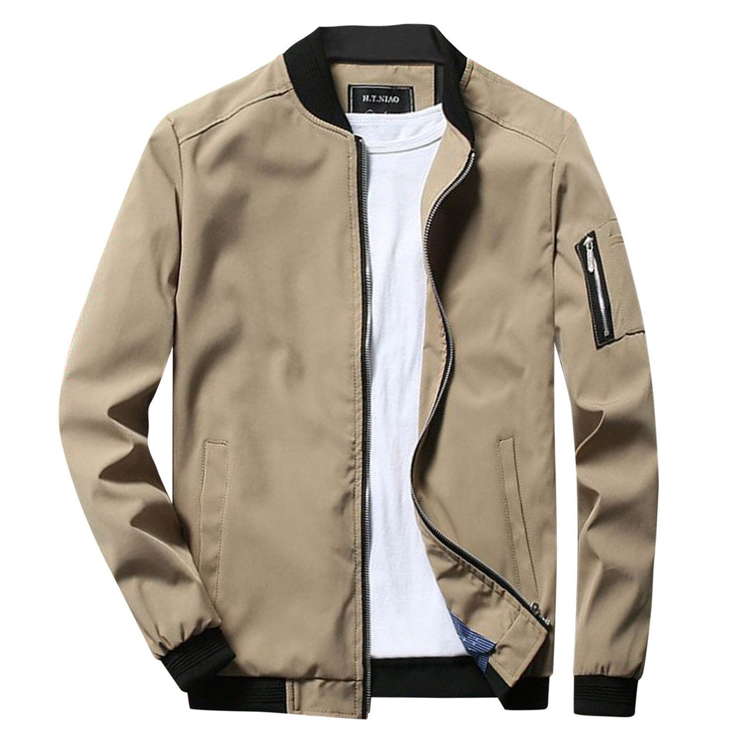 Levoire | Veste Élégante Protection Hommes Imperméable en Coton Khaki