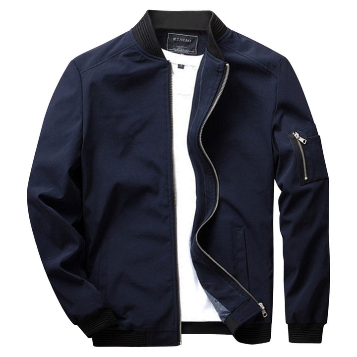 Levoire | Veste Élégante Protection Hommes Imperméable en Coton Bleu foncé
