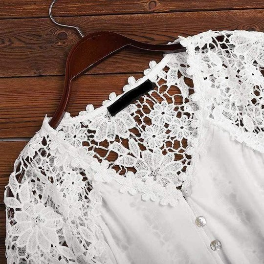 Levoire | Blouse En Dentelle À Fleurs