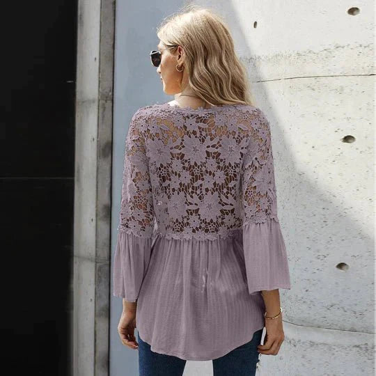 Levoire | Blouse En Dentelle À Fleurs