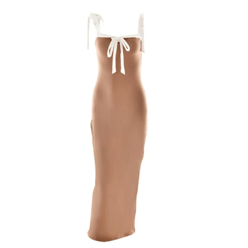 Levoire | Robe Maxi Dos Ouvert & Robe d'Été Élégante Femme Pour Journées à la Plage