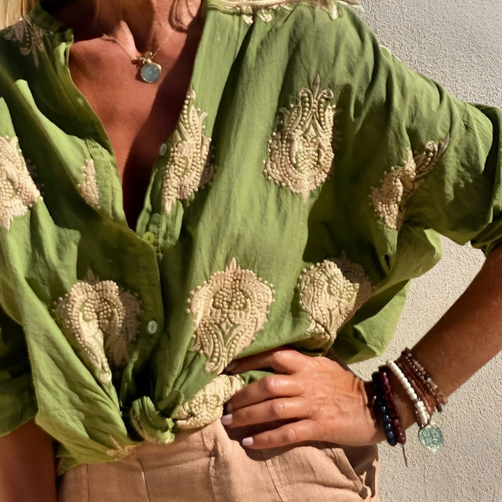 Levoire | Blouse Stylée Et Tendance Pour L'Été Vert