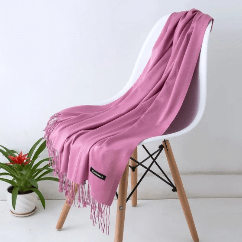 Levoire | Écharpe Femme Chaude Texture Douce Et Éclat Élégant Helllila