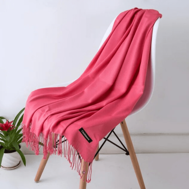 Levoire | Écharpe Femme Chaude Texture Douce Et Éclat Élégant Rotrosa