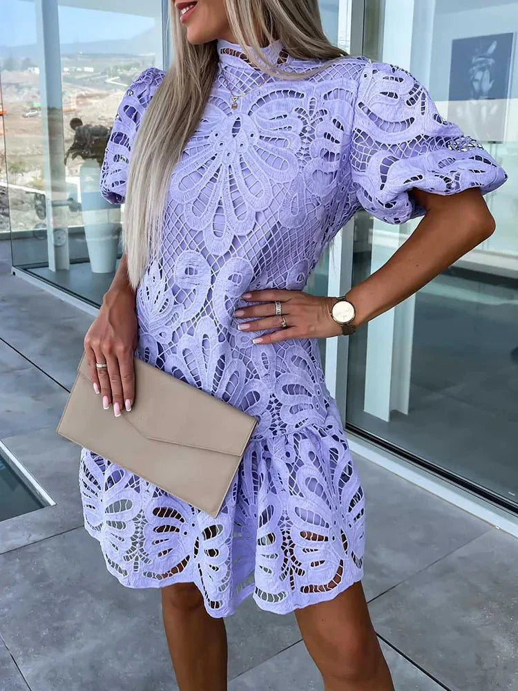 Levoire | Élégante Robe D'Été Boho Courte Hellulila