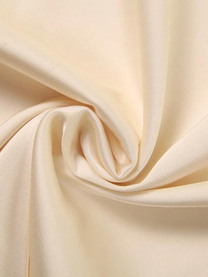 Levoire | Robe Maxi À Attacher En Satin Dos Nu