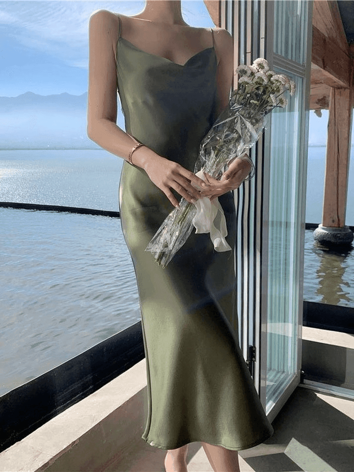 Levoire | Robe Maxi En Satin
