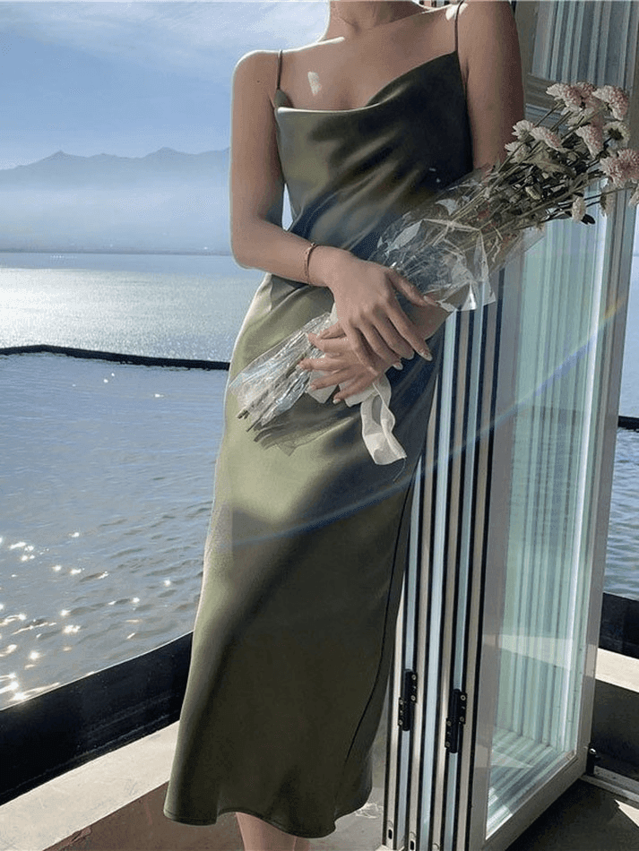 Levoire | Robe Maxi En Satin