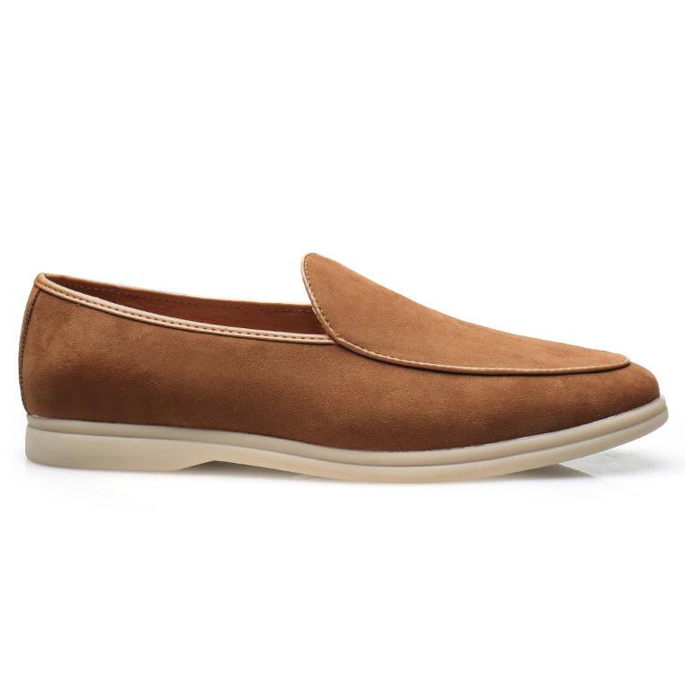 Levoire | Chaussons En Daim Confortables Pour L'Été Caramel