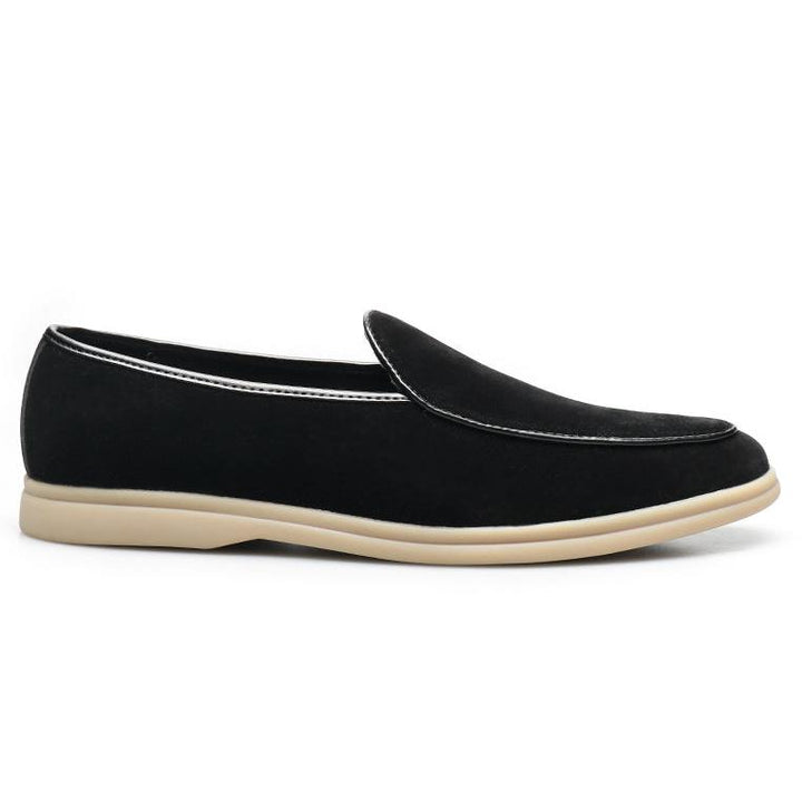 Levoire | Chaussons En Daim Confortables Pour L'Été Noir
