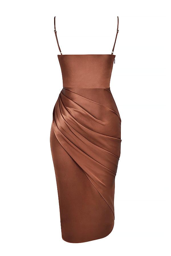 Levoire | Robe Maxikleid Balconette En Satin