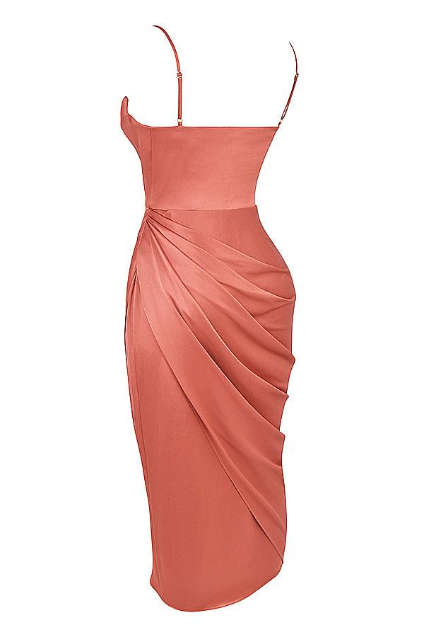 Levoire | Robe Maxikleid Balconette En Satin