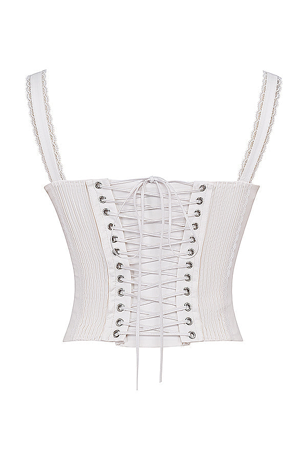Levoire | Haut Corset Top Avec Décoration En Dentelle