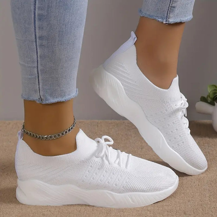 Levoire | Lightweight And Breathable Running Shoes With Flexible Sole Blanc