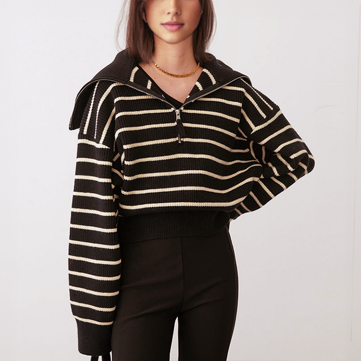 Levoire | Manteau Épaulé Coupe Fluide Noir