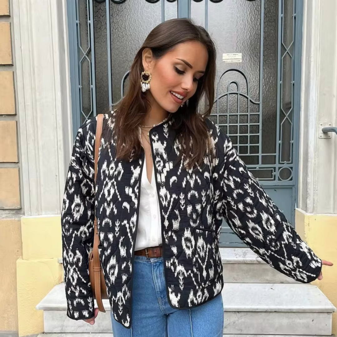 Levoire | Veste Avec Imprimé Bohème Noir