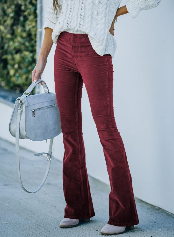 Levoire | Pantalon Évasé À La Mode Avec Stretch