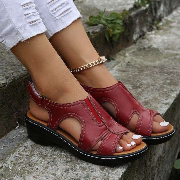 Levoire | Sandales Tendance Rouge