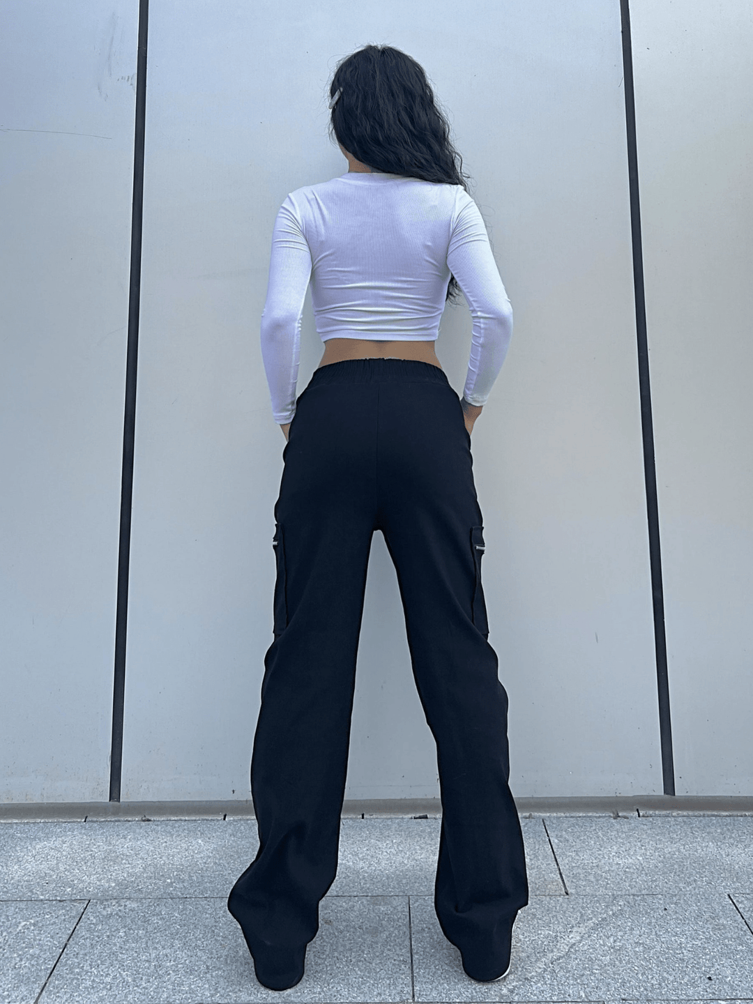 Levoire | Pantalon cargo femme à jambe droite