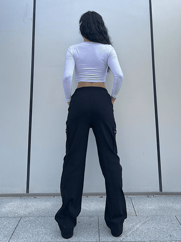 Levoire | Pantalon cargo femme à jambe droite