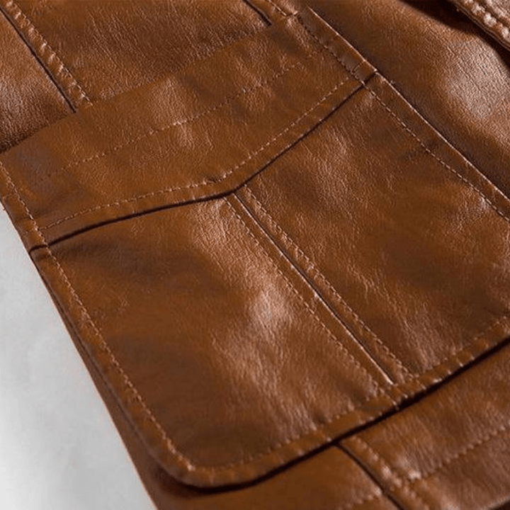 Levoire | Veste Cuir Basique Homme