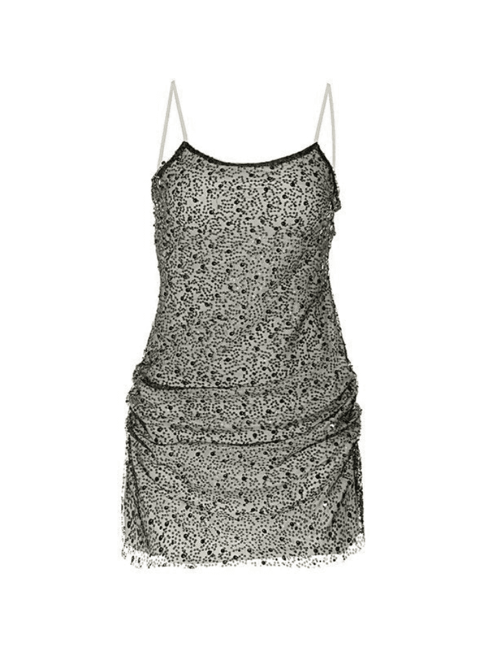 Levoire | Robe Mini Ajustée À Paillettes