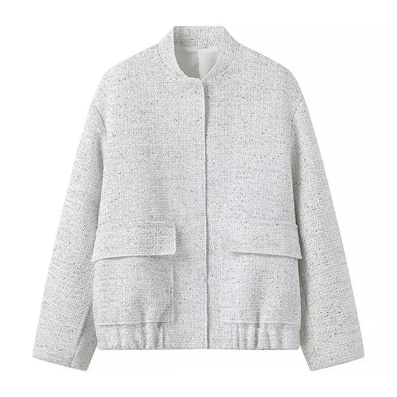 Levoire | Veste Bomber Chic Argent