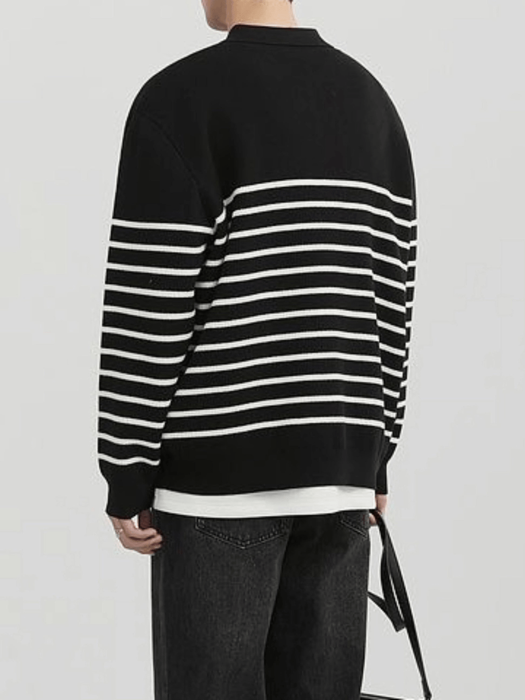 Levoire | Pull en tricot rayé homme Jumper Pullover