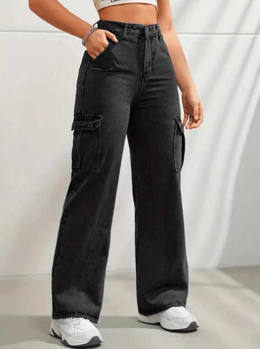 Levoire | Pantalon Cargo Baggy Femme Tendance Confort