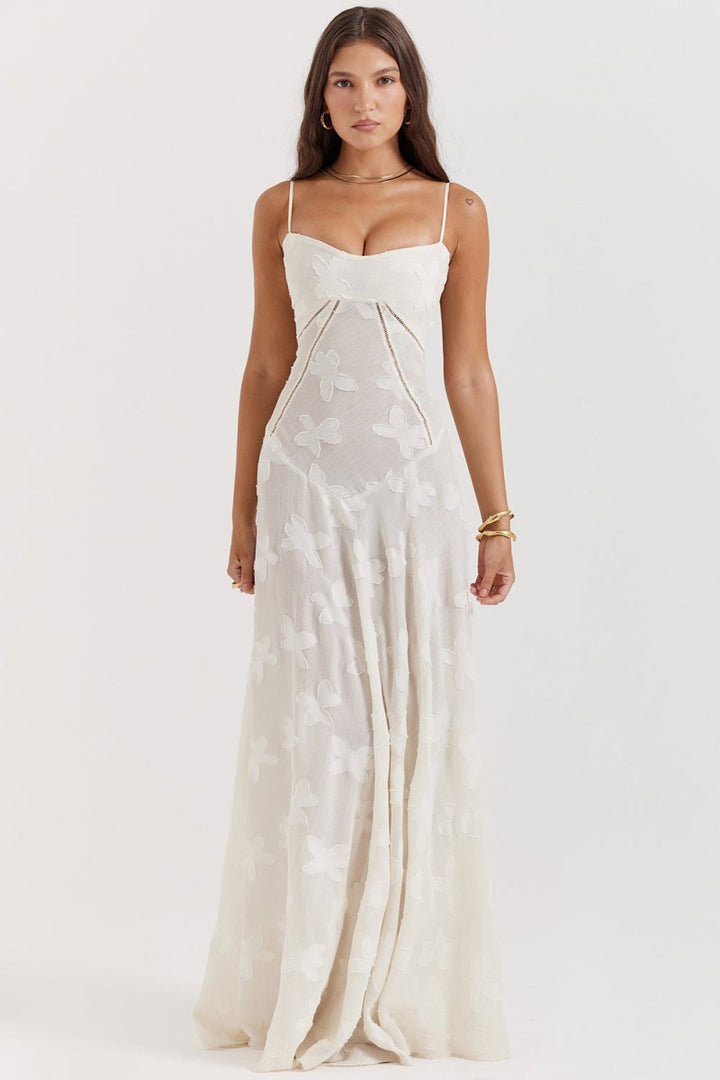 Levoire | Korsett Robe En Dentelle Blanc