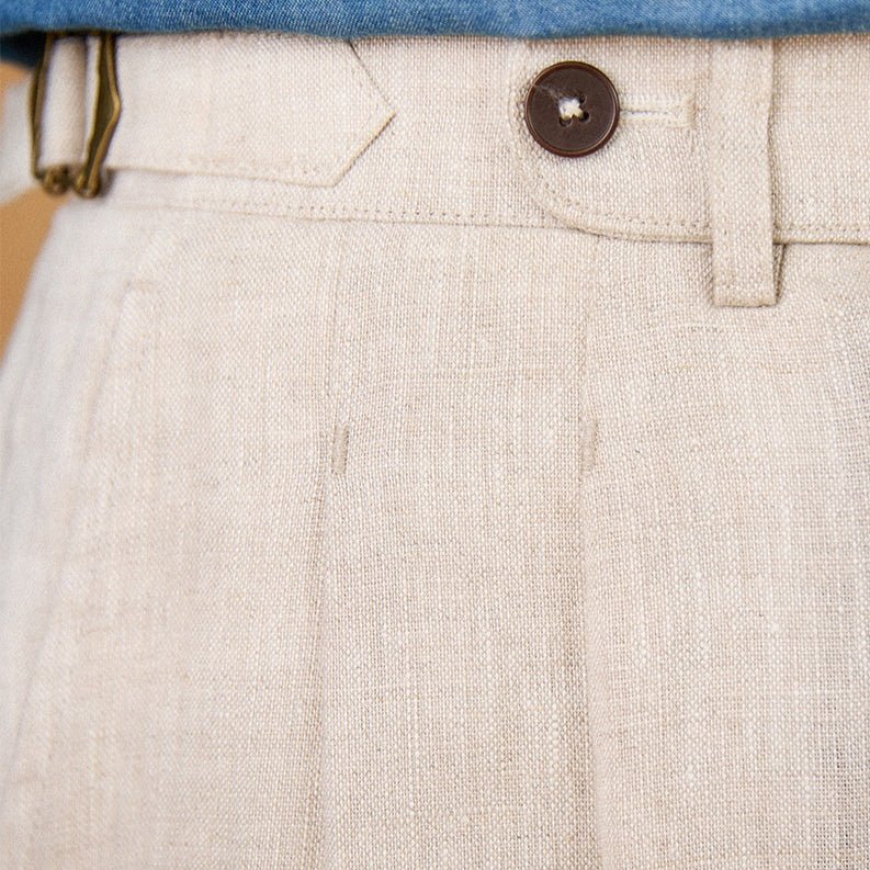 Levoire | Pantalon En Lin D'Été Avec Jambe Large