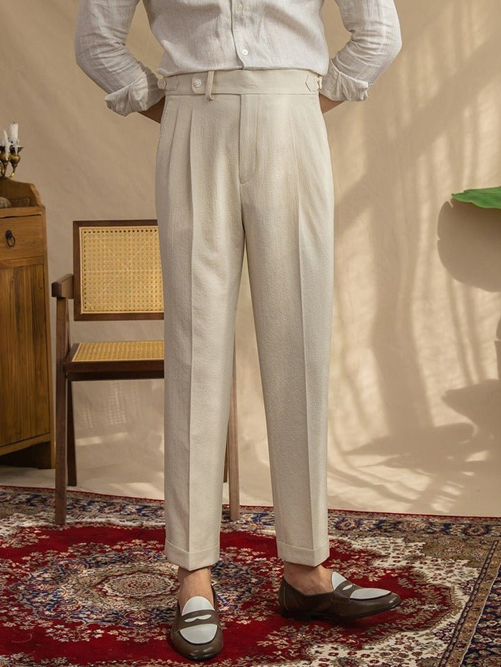 Levoire | Pantalon En Seersucker