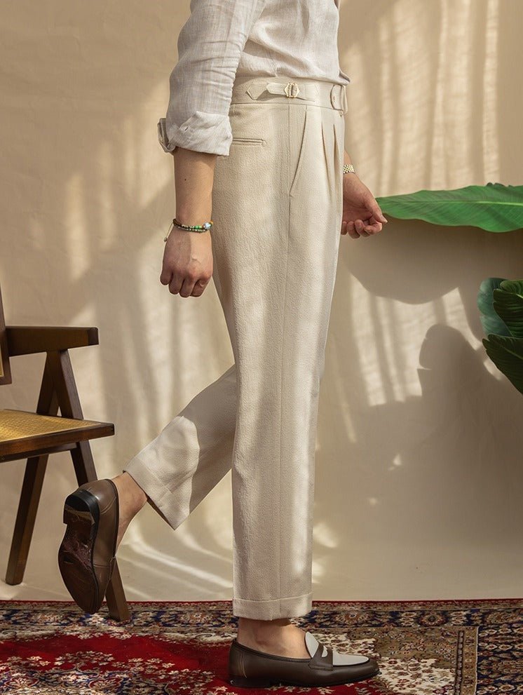 Levoire | Pantalon En Seersucker