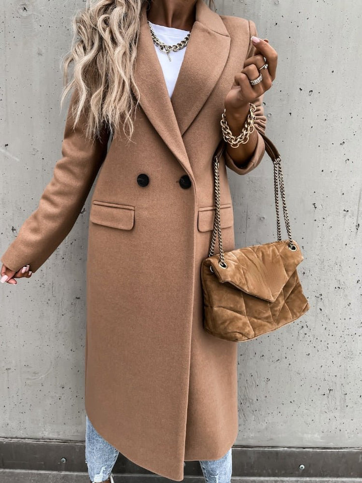 Setra - manteau d'hiver élégant Khaki