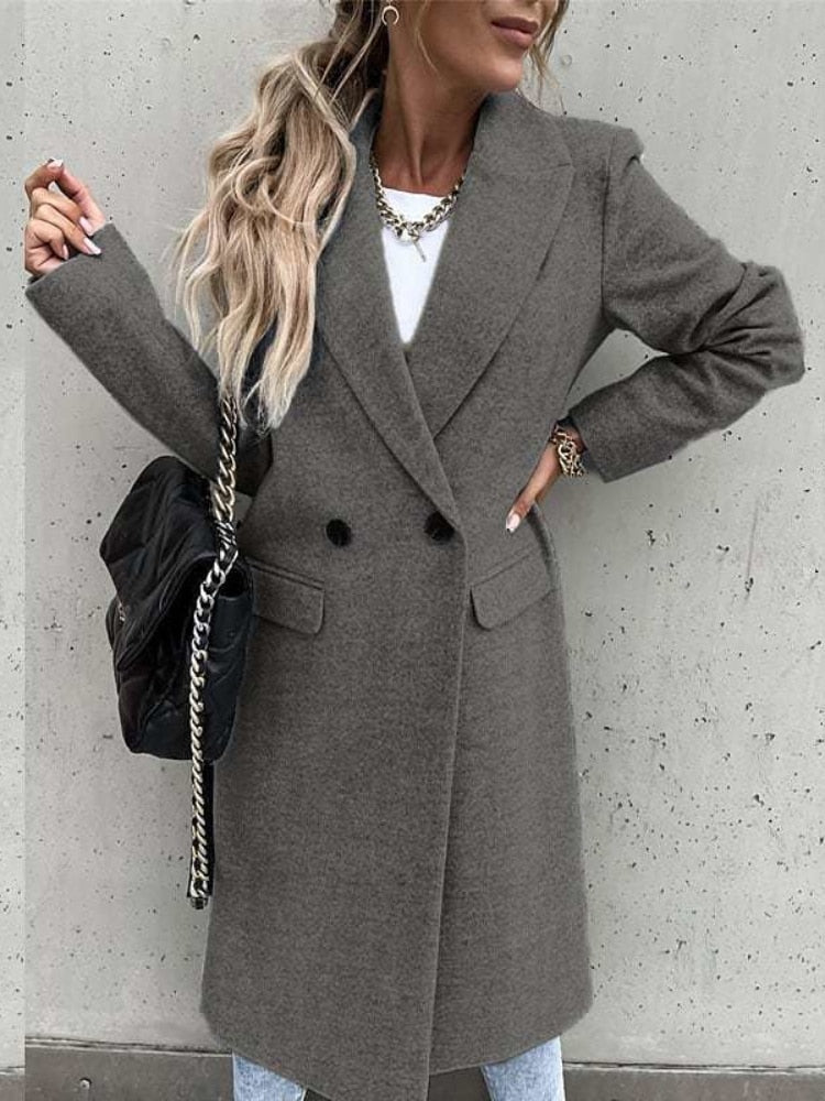 Setra - manteau d'hiver élégant Gris