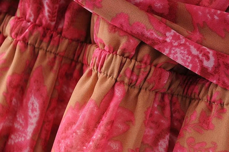 Levoire | Robe Fleur Rose Élégante
