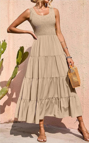 Levoire | Robe Longue Sans Manches Sexy En A