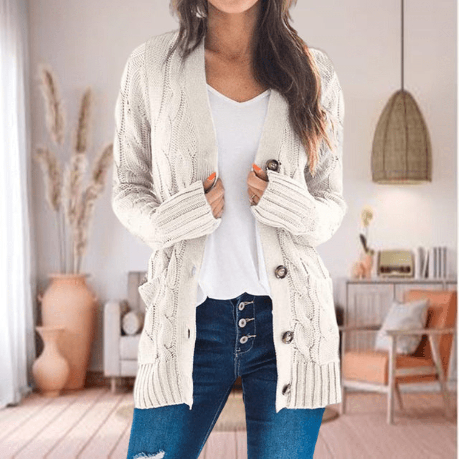 Levoire | Manteau Trench Long Femme Été Décontracté Beige