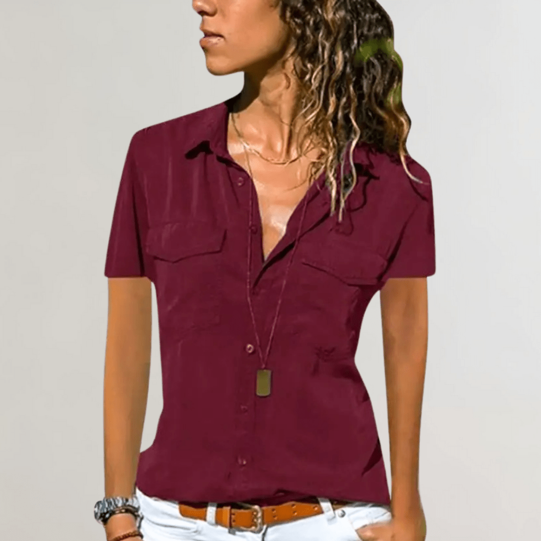 Levoire | Jean Femme Décontracté Confort Bleu Rot