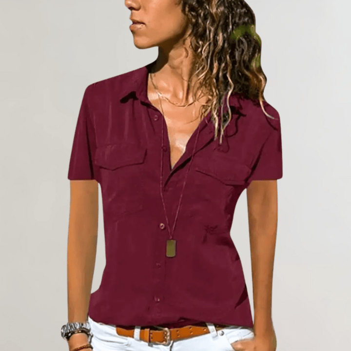 Levoire | Jean Femme Décontracté Confort Bleu Rot