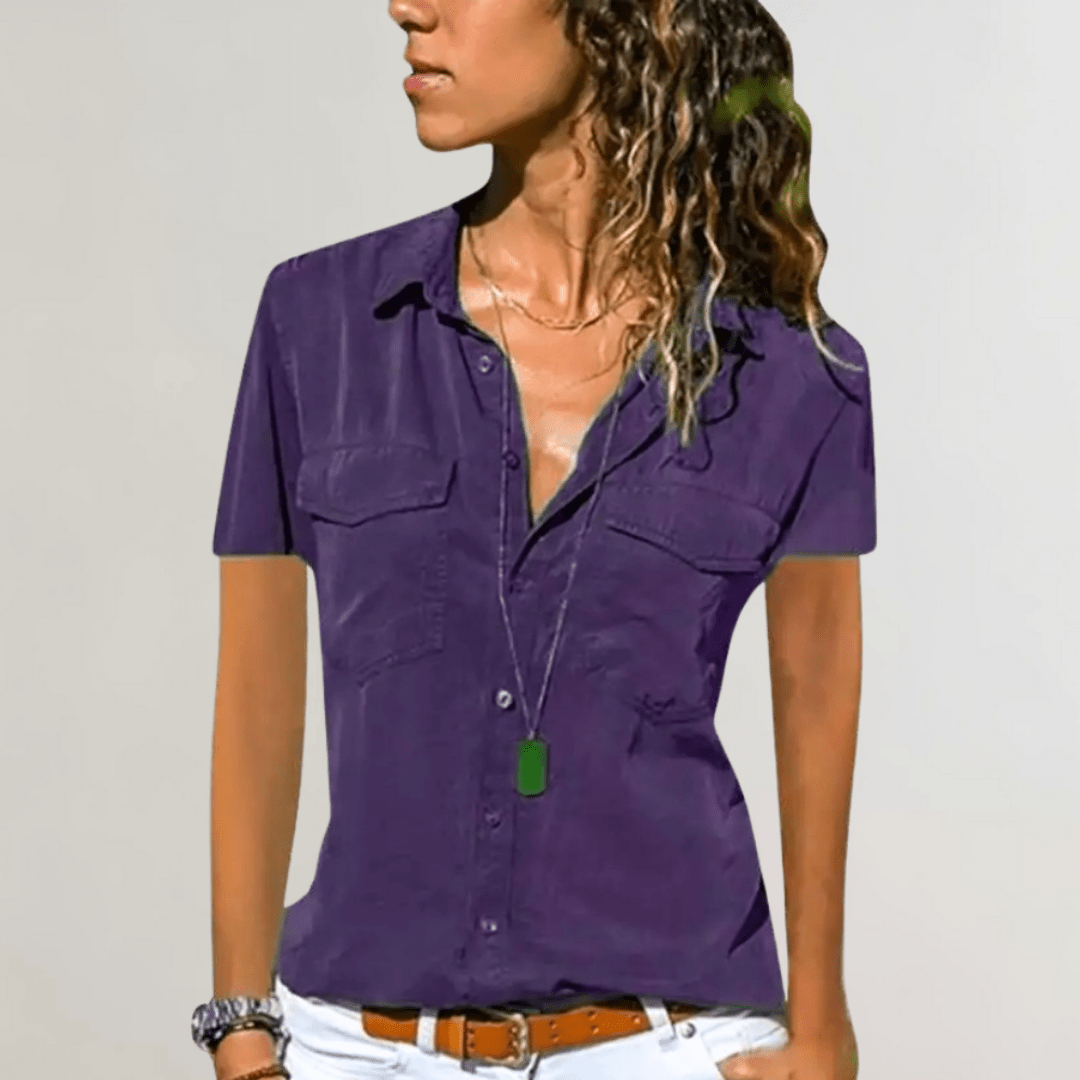 Levoire | Jean Femme Décontracté Confort Bleu Lilas
