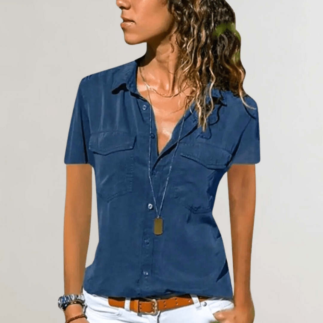 Levoire | Jean Femme Décontracté Confort Bleu Bleu
