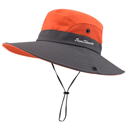 Levoire | Chapeau large UV femme Orange