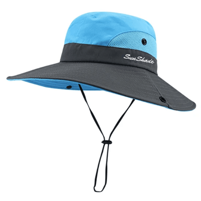 Levoire | Chapeau large UV femme Bleu