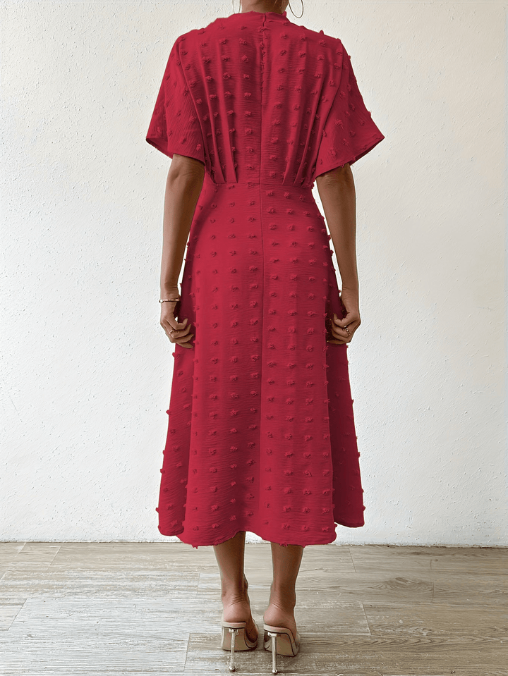 Levoire | Robe Midi Élégante pour Femmes avec Décolleté Profond