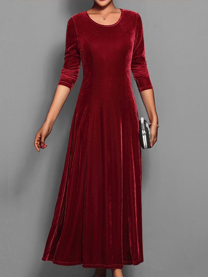 Levoire | Robe midi élégante Robe formelle pour femmes Rot