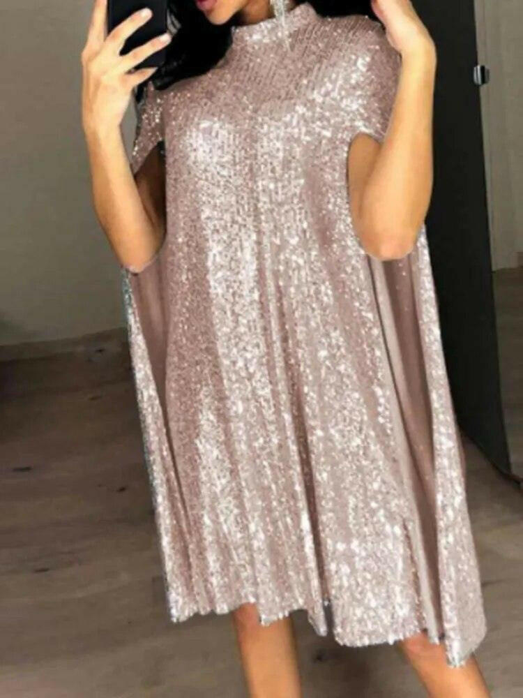 Levoire | Robe Drift À Paillettes Brillantes Rosa