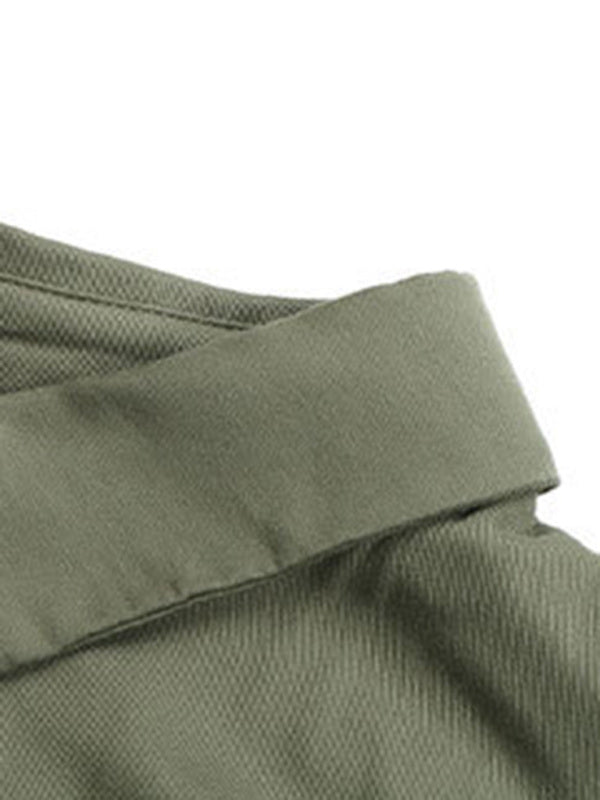 Levoire | Chemise Robe européenne et américaine revers cravate robe unie