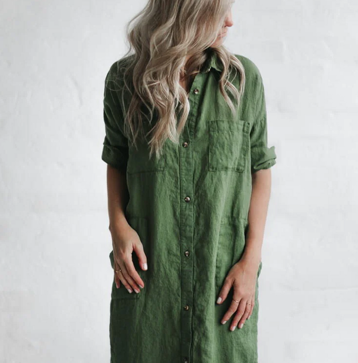 Levoire | Robe Verte Élégante