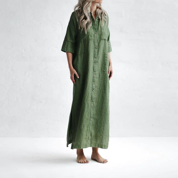 Levoire | Robe Verte Élégante